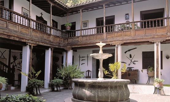 Patio interior de la casa museo de la villa de Teror