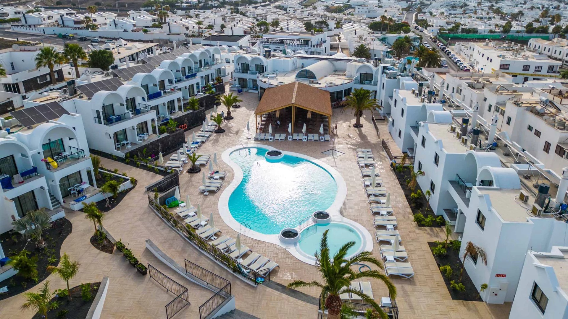 panorámica del hotel